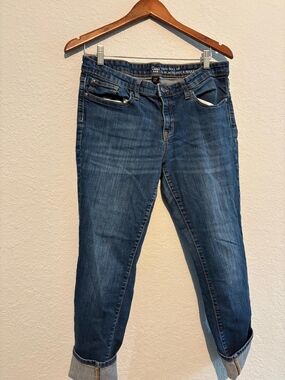 GAP Women's Indigo Roll-Cuff Ankle Jeans